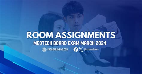 prc room assignment march 2024|ROOM ASSIGNMENTS: March 2024 MedTech Licensure Exam .